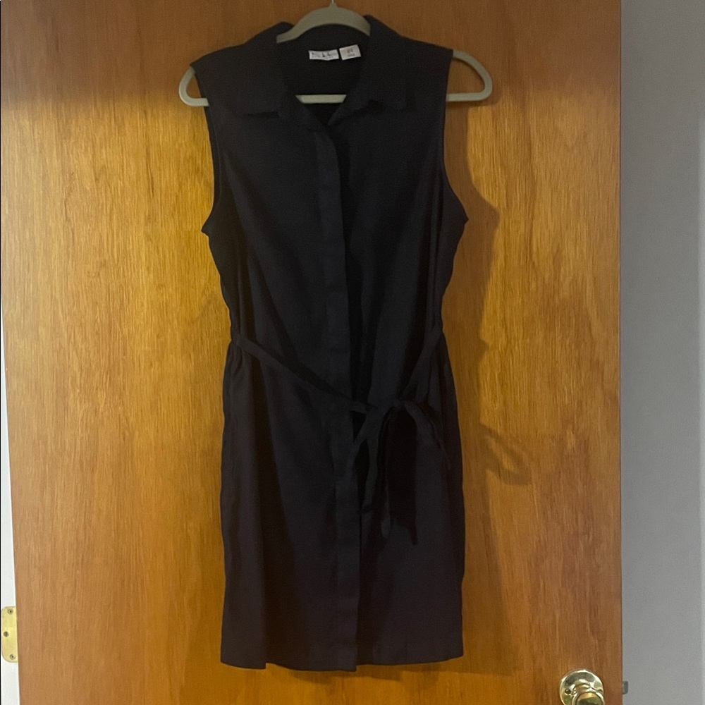 Nicole Miller Chic midnight Navy sleeveless dress